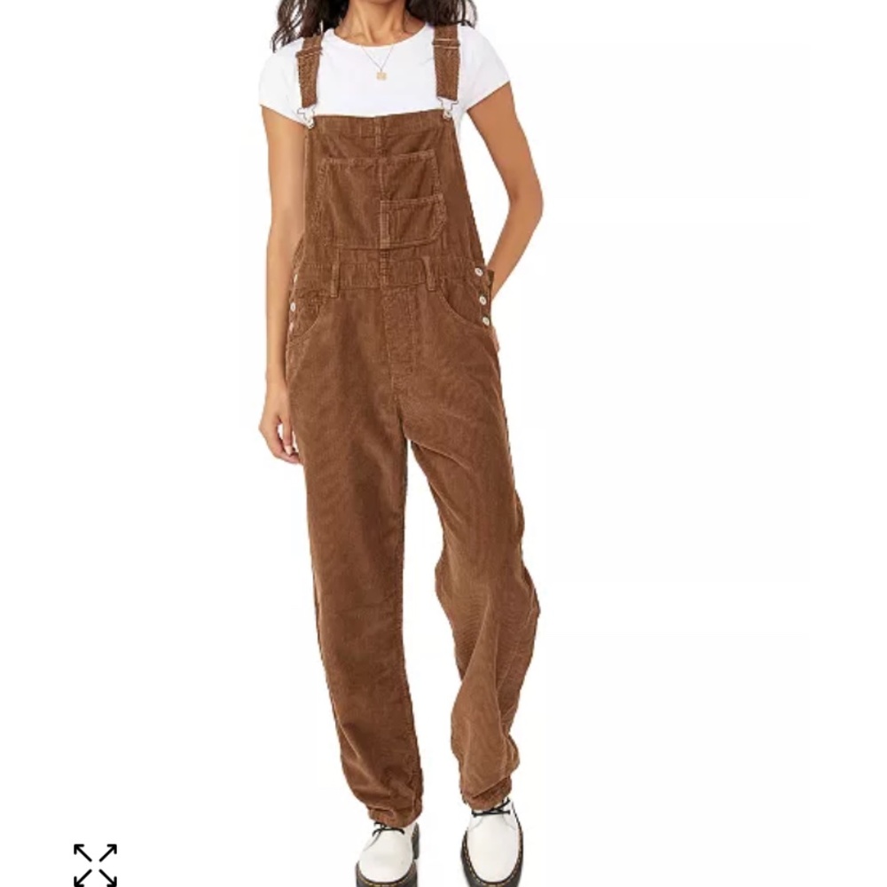 Free People Ziggy Cord Overalls